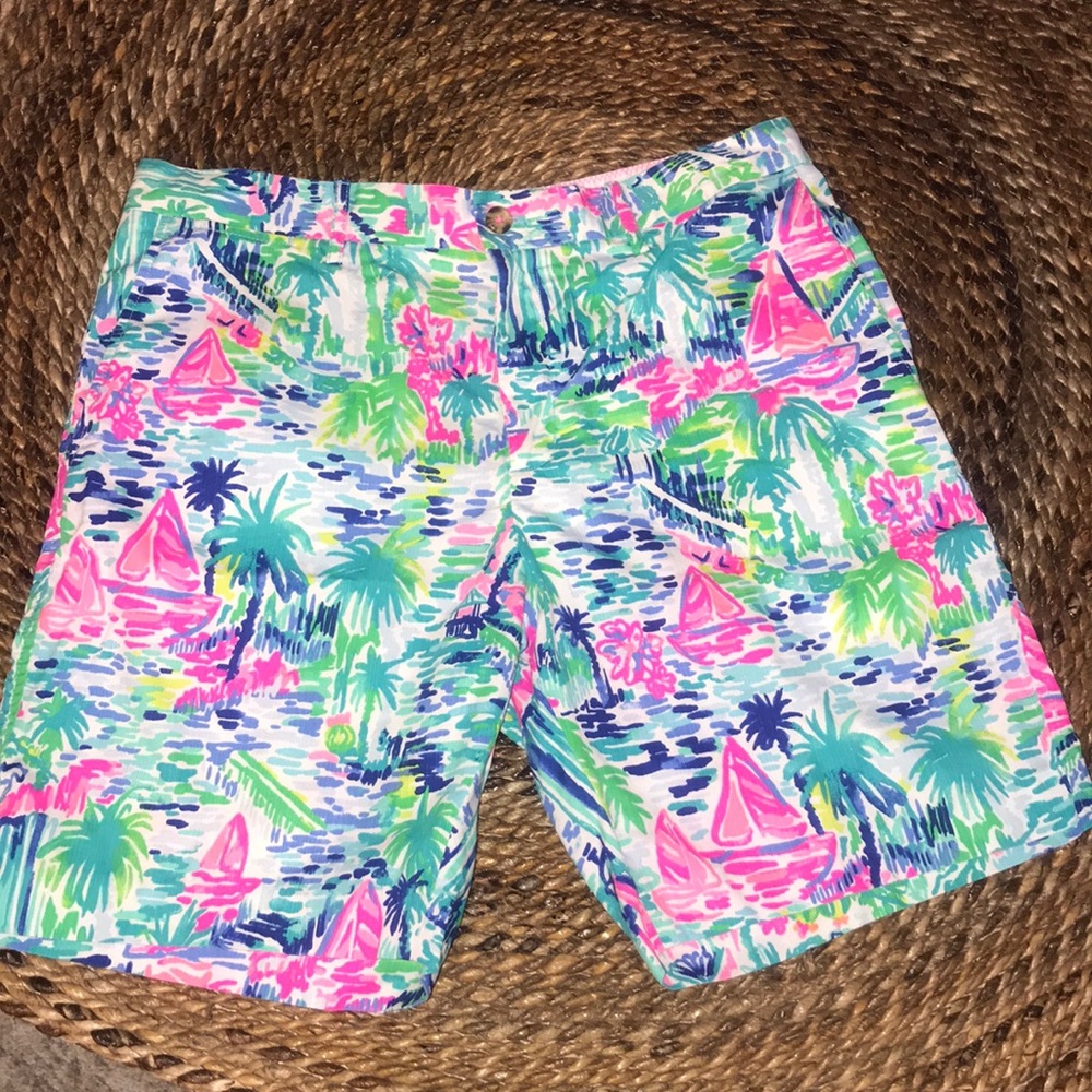 Lilly Pulitzer Men’s Beaumont Shorts 36 Regatta